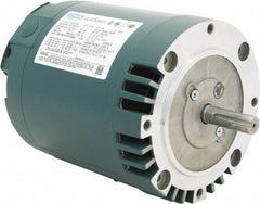 Leeson - 3/4 Max hp, 1,800 Max RPM, Premium Efficient Electric AC DC Motor - 230/460 V Input, Three Phase, 56C Frame, 5/8" Shaft Diam, C-Face Mount, ODP Enclosure - Strong Tooling