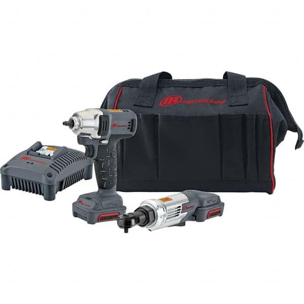 Ingersoll-Rand - 12 Volt Cordless Tool Combination Kit - Includes 1/4" Impact Driver, Lithium-Ion Battery Included - Strong Tooling