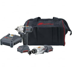 Ingersoll-Rand - 12 Volt Cordless Tool Combination Kit - Includes 1/4" Impact Driver, Lithium-Ion Battery Included - Strong Tooling