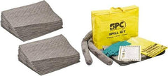 Brady SPC Sorbents - 44 Gal Capacity per Package, Universal Pad - 19" Long x 15" Wide, Polypropylene - Strong Tooling