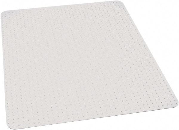 Ability One - 60" Long x 60" Wide, Chair Mat - Rectangular, Beveled Edge Style - Strong Tooling