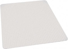 Ability One - 60" Long x 60" Wide, Chair Mat - Rectangular, Beveled Edge Style - Strong Tooling