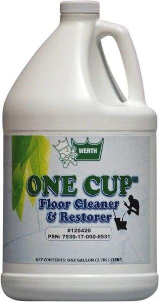 Werth Sanitary Supply - 1 Gal Plastic Bottle Restorer - Use on All Types of Flooring - Strong Tooling