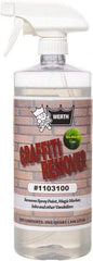 Werth Sanitary Supply - 32 oz Bottle Graffiti/Vandal Mark Remover - VOC Content g/L 250, Removes Graffiti, Adhesives & Grease - Strong Tooling