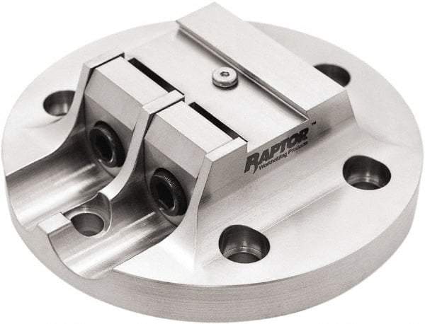 Raptor Workholding - 3/4" Jaw Width, 1.3" High Dovetail Vise - For Use with 4 & 5 Axis Workholding Systems - Strong Tooling