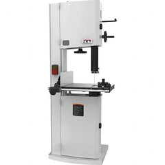 Jet - 14-1/8" Throat Capacity, Step Pulley Vertical Bandsaw - 3,100 SFPM, 3 hp, Single Phase - Strong Tooling