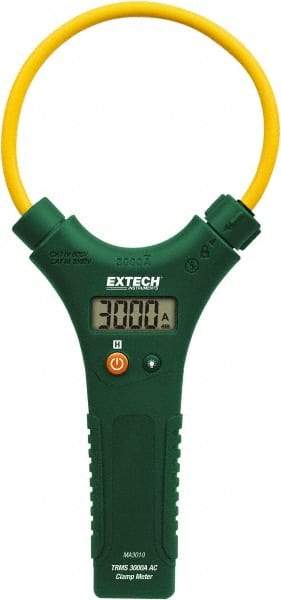 Extech - MA3010, CAT IV, Digital True RMS Clamp Meter with 10" Flex Jaws - 3000 AC Amps, Measures Current - Strong Tooling