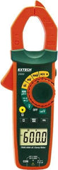 Extech - EX650, CAT III, Digital True RMS Auto Ranging Clamp Meter with 1.18" Clamp On Jaws - 750 VAC, 1000 VDC, 600 AC Amps, Measures Voltage, Capacitance, Continuity, Current, Resistance - Strong Tooling