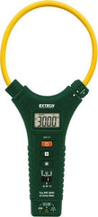 Extech - MA3110, CAT III, Digital True RMS Clamp Meter with 11" Flex Jaws - 1000 VAC/VDC, 3000 AC Amps, Measures Voltage, Capacitance, Continuity, Current, Resistance - Strong Tooling