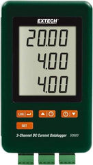 Extech - 1 Phase, 0.01 to 20mA Amp Capability, LCD Display Power Meter - ±0.5% + 0.02mA Current Accuracy, - Strong Tooling