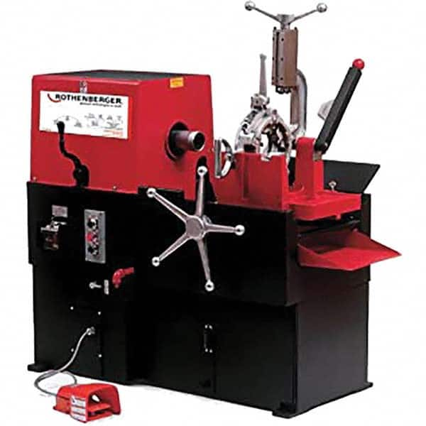 Rothenberger - Pipe Threading Machines Maximum Pipe Size Capacity (Inch): 4 Minimum Pipe Size Capacity (Inch): 1/2 - Strong Tooling