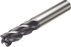 Sandvik Coromant - 25mm, 4 Flute, Solid Carbide, Corner Radius End Mill - 121mm OAL, 38° Helix, Right Hand Flute, 52mm LOC, Right Hand Cut - Strong Tooling