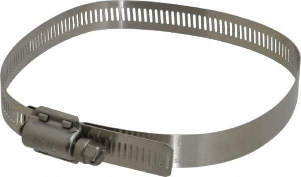 IDEAL TRIDON - SAE Size 80, 2-7/16 to 5-1/2" Diam, Stainless Steel Quick Engagement Hose Worm Drive Clamp - Material Grade 304 - Strong Tooling