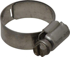 IDEAL TRIDON - SAE Size 12, 11/16 to 1-1/4" Diam, Stainless Steel Lined Worm Drive Clamp - Material Grade 316 - Strong Tooling