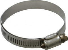 IDEAL TRIDON - SAE Size 36, 1-13/16 to 2-3/4" Diam, Stainless Steel Lined Worm Drive Clamp - Material Grade 316 - Strong Tooling