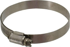 IDEAL TRIDON - SAE Size 44, 2-5/16 to 3-1/4" Diam, Stainless Steel Lined Worm Drive Clamp - Material Grade 316 - Strong Tooling