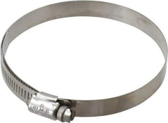 IDEAL TRIDON - SAE Size 56, 3-1/16 to 4" Diam, Stainless Steel Lined Worm Drive Clamp - Material Grade 316 - Strong Tooling