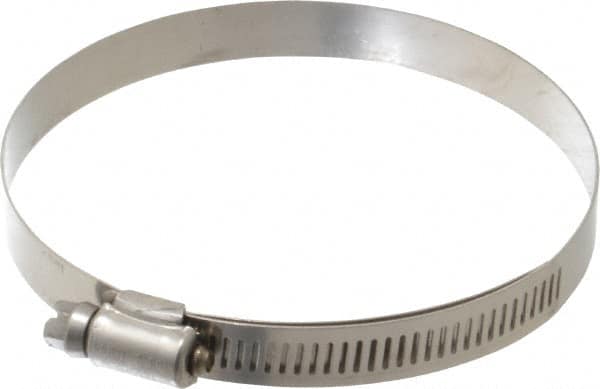 IDEAL TRIDON - SAE Size 60, 3-5/16 to 4-1/4" Diam, Stainless Steel Lined Worm Drive Clamp - Material Grade 316 - Strong Tooling