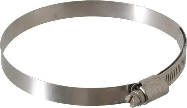 IDEAL TRIDON - SAE Size 64, 3-9/16 to 4-1/2" Diam, Stainless Steel Lined Worm Drive Clamp - Material Grade 316 - Strong Tooling