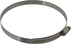 IDEAL TRIDON - SAE Size 88, 5-1/16 to 6" Diam, Stainless Steel Lined Worm Drive Clamp - Material Grade 316 - Strong Tooling