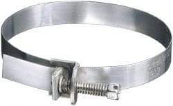 IDEAL TRIDON - SAE Size 104, 1 to 7" Diam, Galvanized Steel Adjustable Strap Worm Drive Clamp - Strong Tooling