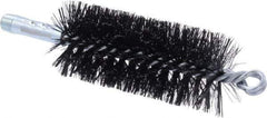 Weiler - 4-1/2" Long x 2" Diam Steel Spiral Brush - Double Spiral, 7-1/2" OAL, 0.012" Wire Diam, 1/4" Shank Diam - Strong Tooling