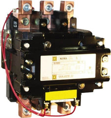 Square D - 2 Pole, 440 Coil VAC at 50 Hz and 480 Coil VAC at 60 Hz, 270 Amp NEMA Contactor - Open Enclosure, 50 Hz at 440 VAC and 60 Hz at 480 VAC - Strong Tooling