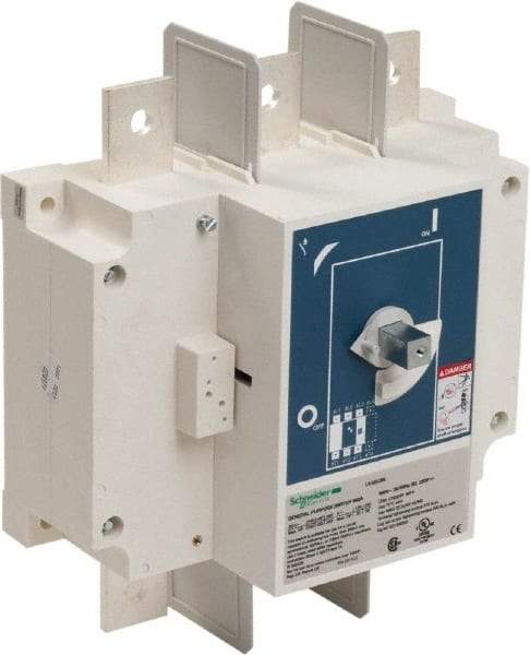 Schneider Electric - 600VAC at 50/60 Hz, 3 Pole, Nonfused Cam & Disconnect Switch - 10.98 Inch Wide x x 12.6 Inch High x x 5.51 Inch Deep - Strong Tooling