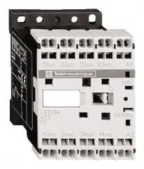 Schneider Electric - 2NC/2NO, 110 VAC at 50/60 Hz Control Relay - 17 V - Strong Tooling