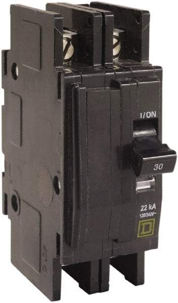 Square D - 50 Amp, 240 VAC, 2 Pole, Panel Mount Miniature Circuit Breaker - 14-2 AWG - Strong Tooling