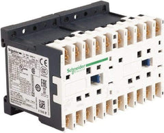 Schneider Electric - 3 Pole, 24 Coil VAC at 50/60 Hz, 12 Amp at 440 VAC, 16 Amp at 690 VAC and 20 Amp at 440 VAC, Reversible IEC Contactor - BS 5424, CSA, IEC 60947, NF C 63-110, RoHS Compliant, UL Listed, VDE 0660 - Strong Tooling