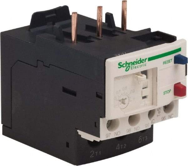 Schneider Electric - 3 Pole, NEMA Size 00-1, 0.63 to 1 Amp, 690 VAC, Thermal NEMA Overload Relay - Trip Class 20, For Use with LC1D09, LC1D12, LC1D18, LC1D25, LC1D32 and LC1D38 - Strong Tooling