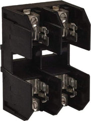 Square D - 2 Pole, 600 Volt, 30 Amp, DIN Rail Mount Fuse Holder - Compatible with J Class Fuse - Strong Tooling