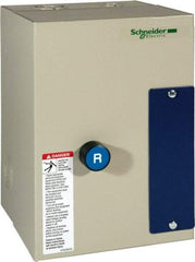 Schneider Electric - 3 Pole, 12 Amp, 24 Coil VAC, Nonreversible Enclosed IEC Motor Starter - 1 Phase Hp: 0.5 at 120 VAC, 2 at 240 VAC, 3 Phase Hp: 10 at 575 VAC, 3 at 208 VAC, 3 at 230 VAC, 7.5 at 460 VAC - Strong Tooling