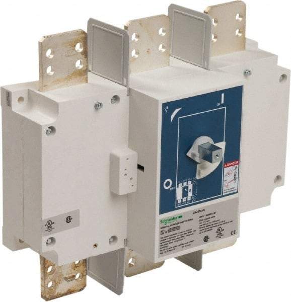 Schneider Electric - 600VAC at 50/60 Hz, 3 Pole, Nonfused Cam & Disconnect Switch - 14.57 Inch Wide x x 12.6 Inch High x x 5.51 Inch Deep - Strong Tooling