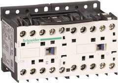 Schneider Electric - 3 Pole, 120 Coil VAC at 50/60 Hz, 12 Amp at 440 VAC, 16 Amp at 690 VAC and 20 Amp at 440 VAC, Reversible IEC Contactor - BS 5424, CSA, IEC 60947, NF C 63-110, RoHS Compliant, UL Listed, VDE 0660 - Strong Tooling