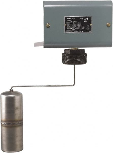 Square D - 1 NEMA Rated, DPST-DB, Float Switch Pressure and Level Switch - 575 VAC, Line-Load-Load-Line Terminal - Strong Tooling