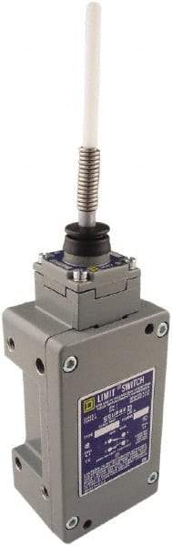 Square D - DPDT, 2NC/2NO, 600 Volt, Screw Terminal, Cat Whisker Actuator, General Purpose Limit Switch - 1, 2, 4, 6, 12, 13, 6P NEMA Rating, IP67 IPR Rating - Strong Tooling