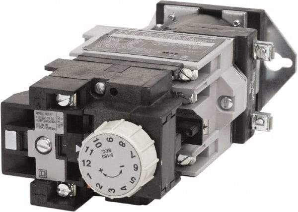 Square D - Time Delay Relay - 5 & 10 Contact Amp, 24 VDC - Strong Tooling