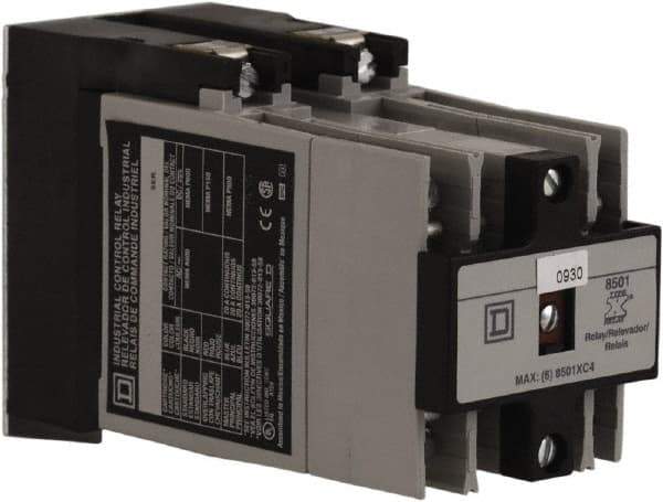 Square D - Electromechanical Screw Clamp General Purpose Relay - 20 Amp at 600 VAC, 6NO, 110 VAC at 50 Hz & 120 VAC at 60 Hz - Strong Tooling