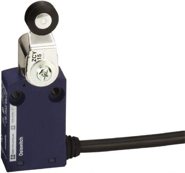 Telemecanique Sensors - DP, NC/NO, 240 VAC, Fixed Cable Terminal, Roller Lever Actuator, General Purpose Limit Switch - IP65 IPR Rating - Strong Tooling