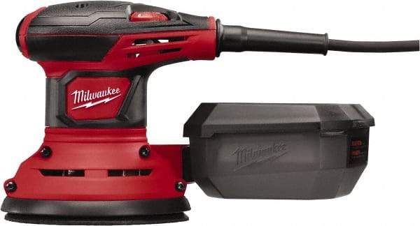 Milwaukee Tool - 5" Pad, 7,000 to 12,000 OPM, Electric Orbital Sander - Round, Random Orbital Sander, 3 Amps - Strong Tooling