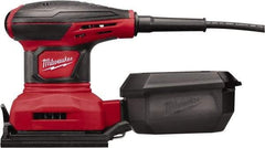 Milwaukee Tool - 14,000 OPM, Electric Orbital Sander - Rectangular, Palm Sander, 3 Amps - Strong Tooling