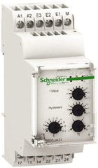 Schneider Electric - 2NO/2NC, 24-240 VAC/DC Control Relay - 2, 10, 50 to 20, 100, 500 Milliamp, DIN Rail Mount - Strong Tooling