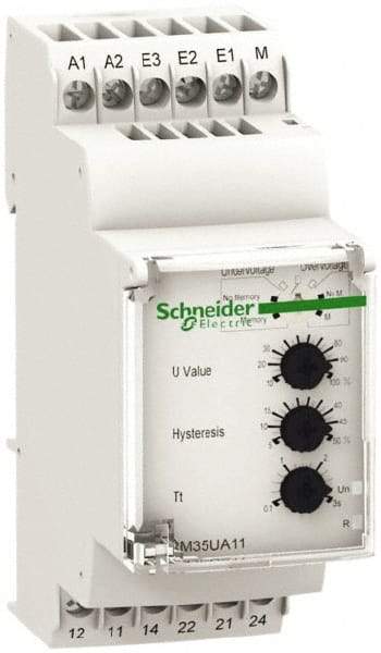 Schneider Electric - 2NO/2NC, 24-240 VAC/DC Control Relay - DIN Rail Mount - Strong Tooling