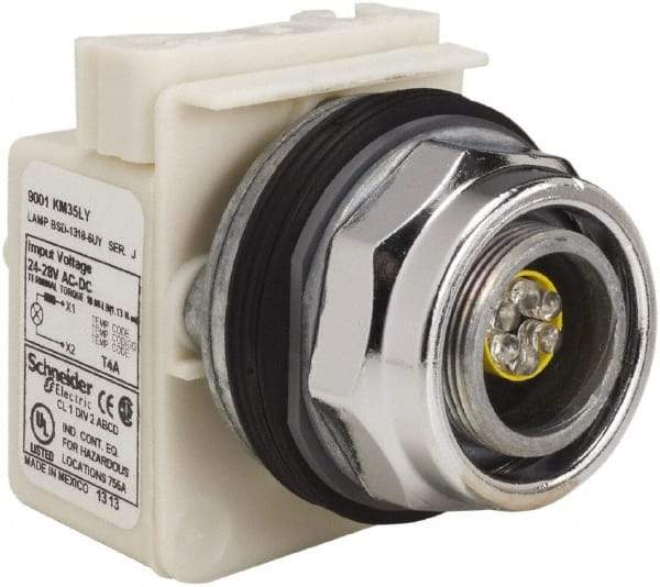 Schneider Electric - 28 V LED Pilot Light - Round Lens, Screw Clamp Connector - Strong Tooling