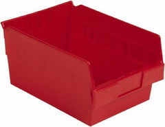 LEWISBins+ - 11-5/8" Deep, Red Hopper Shelf Bin - 6" High x 8-3/8" Wide x 11-5/8" Long - Strong Tooling