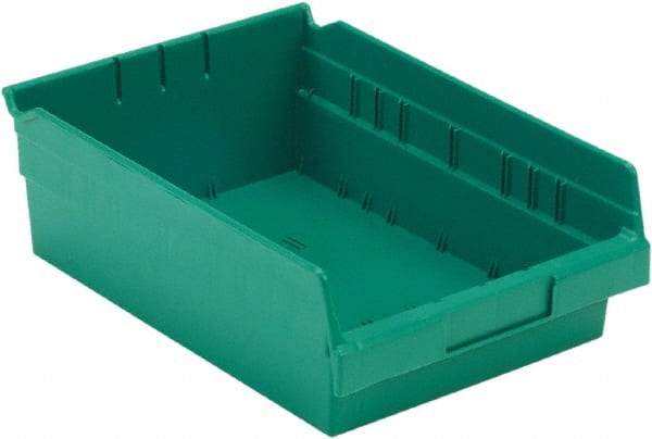 LEWISBins+ - 11-5/8" Deep, Green Hopper Shelf Bin - 4" High x 8-3/8" Wide x 11-5/8" Long - Strong Tooling