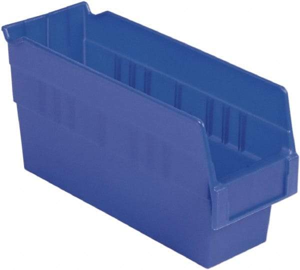 LEWISBins+ - 11-5/8" Deep, Blue Hopper Shelf Bin - 6" High x 4-1/8" Wide x 11-5/8" Long - Strong Tooling