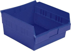 LEWISBins+ - 11-5/8" Deep, Blue Hopper Shelf Bin - 6" High x 11-1/8" Wide x 11-5/8" Long - Strong Tooling